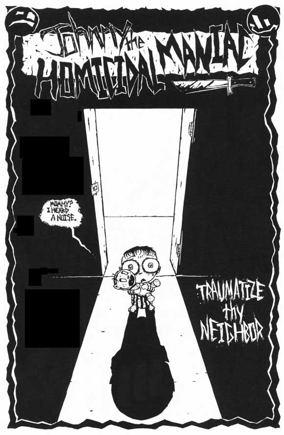 Johnny The Homicidal Maniac #1 Interior Sample: Ignored