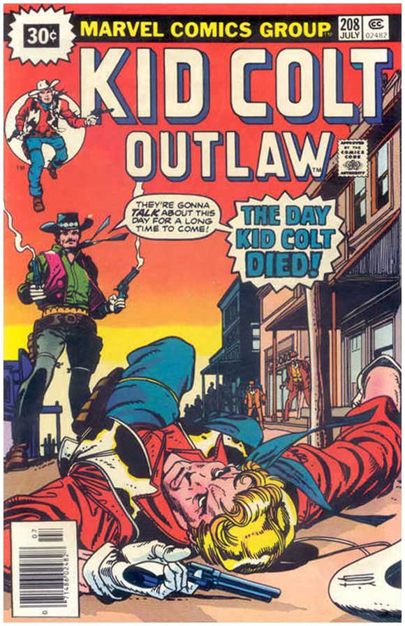 Kid Colt Outlaw #208 30 Cent Variant
