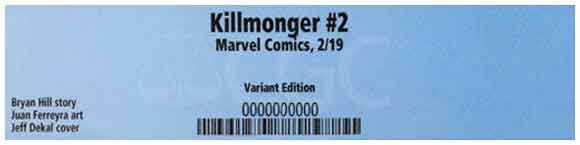 Killmonger #2 Dekal variant CGC Label