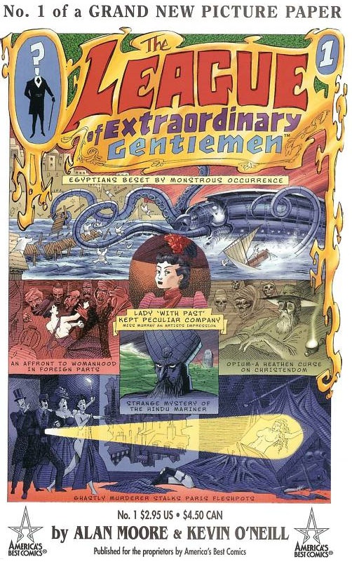League Of Extraordinary Gentlemen 1 Cover DVD