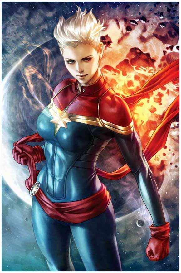 Life Of Captain Marvel #1 Artgerm Virgin Variant