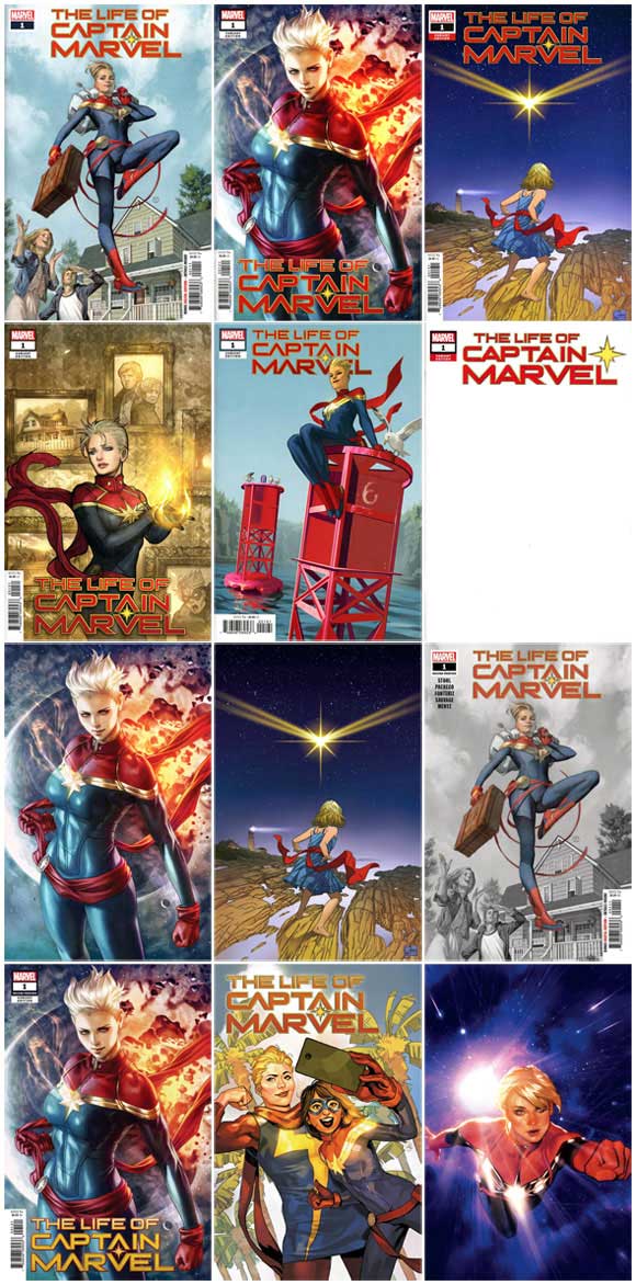 Life Of Captain Marvel #1 (2018) Covers