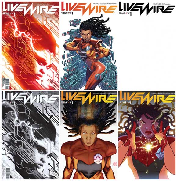 Livewire #1 Six Covers Listed on Diamond