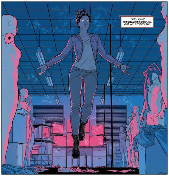 Livewire #1 Fugitive: interior panel