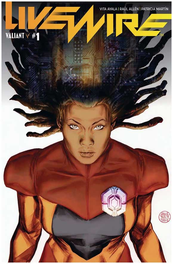 Livewire #1 Glass variant with UV ink cover by Doug Braithwaite