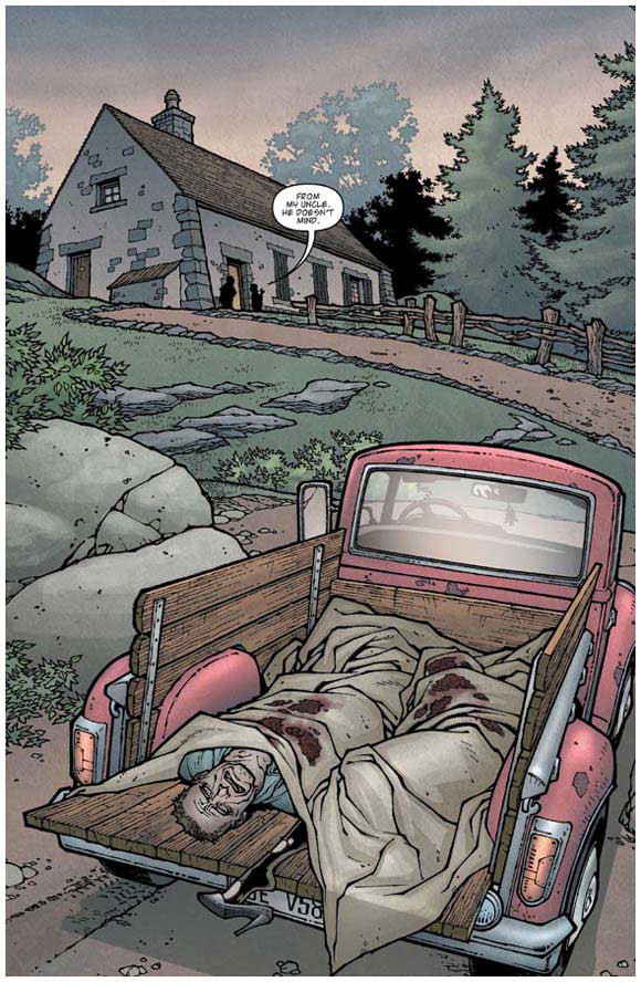 Locke And Key Welcome To Lovecraft Special Edition:Interior full page panel: My uncle, he doesn't mind