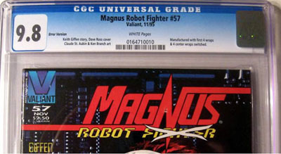 Magnus Robot Fighter #57 Page Order Error CGC