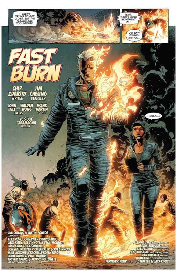 Marvel 2-in-One #1 Interior Sample #2: Fast Burn
