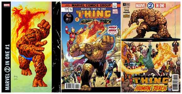 Marvel 2-In-One #1 Other covers
