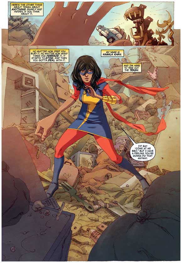 All New Marvel Point One #1 Interior Sample #1 Ms Marvel