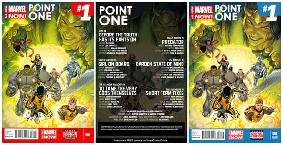 All New Marvel Point One #1 Other covers and credits