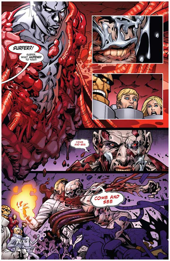 Marvel Zombies Resurrection #1 Interior Sample #4 Surfer: Come and see