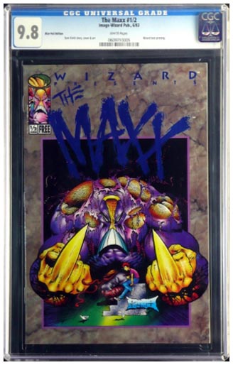 Maxx 1/2 Test Print Blue Foil CGC 9.8