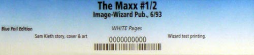 Maxx 1/2 Test Print CGC Label