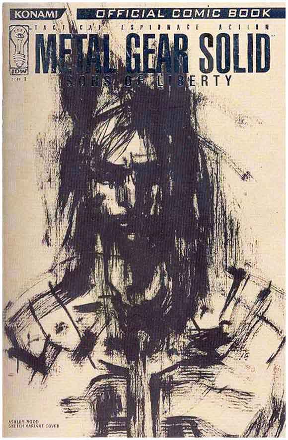 Metal Gear Solid: Sons Of Liberty #1 Ashley Wood Sketch 