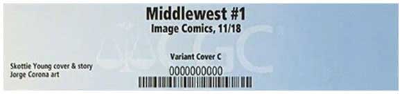 Middlewest #1 Skottie Young Retailer Incentive 1:20 CGC Label