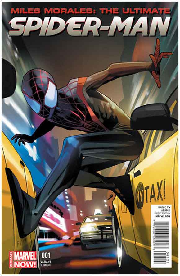 Miles Morales: Ultimate Spider-Man #1 1:50 Variant with a cover by Fiona Staples