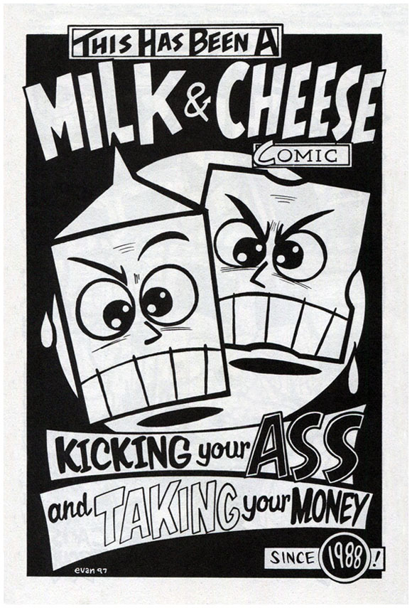 Milk And Cheese : The Special Edition Mail-Away Back Cover
