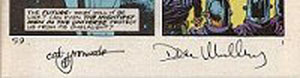 Miracleman #1 Blue Signatures