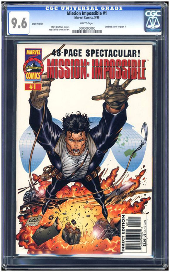 Mission Impossible #1 Unedited Advanced Copy CGC 9.6