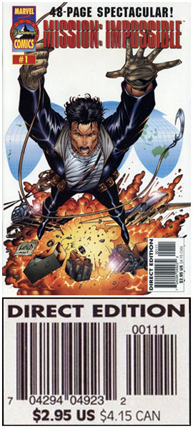 Mission Impossible #1 Unedited Error Direct Edition