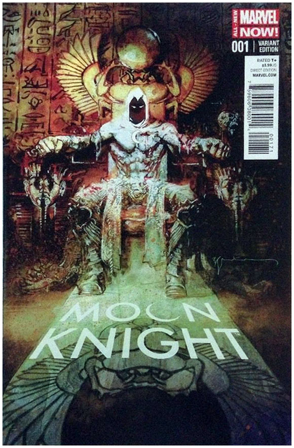 Moon Knight #1 1:75 Sienkiewicz Variant Cover