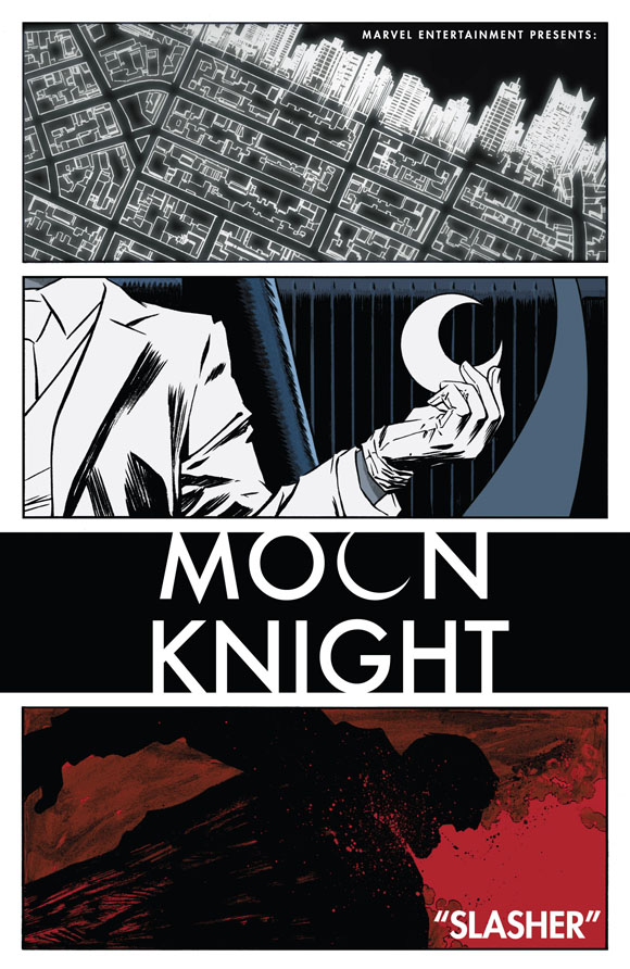 Moon Knight #1 1in75 1:75 Story Title page