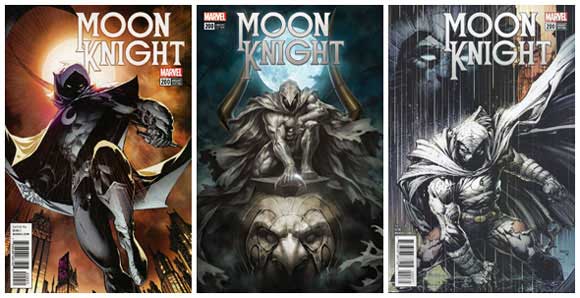 Moon Knight #200 three other covers