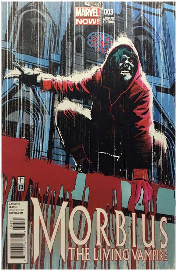 Morbius: The Living Vampire #3 Tomm Coker 1:50 Variant Front Cover