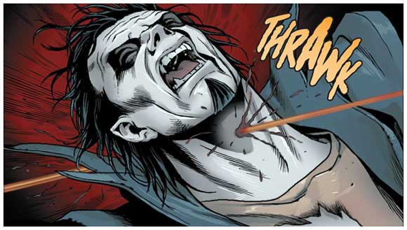 Morbius: The Living Vampire #3: Interior sample page: Neck Shot