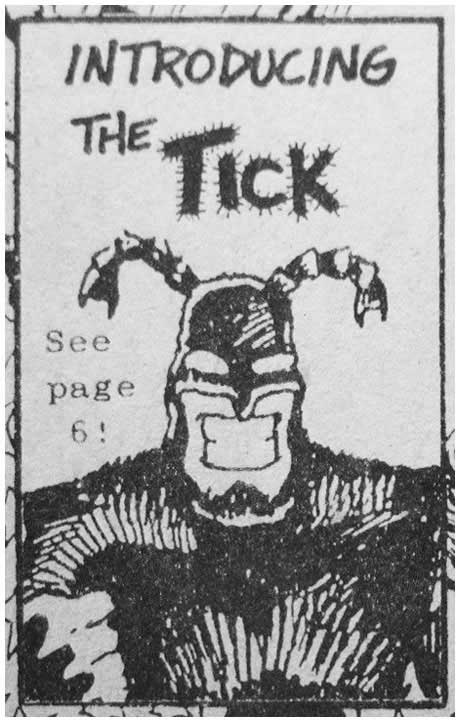 NEC New England Comics Newsletter #14 Introducing Tick