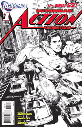 New 52 Action #1 Sketch Cover 1:200