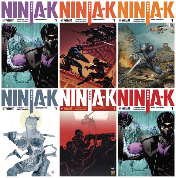 Ninja-K #1 Other Diamond Covers