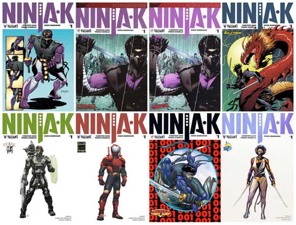 Ninja-K #1 Other Covers