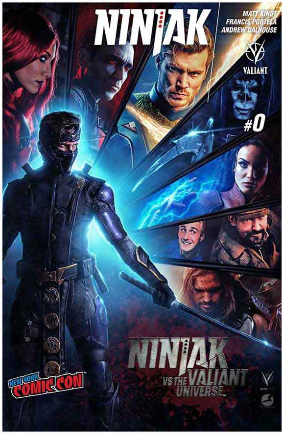 Ninjak #0 NYCC Cast Photo Cover