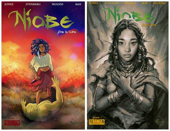 Niobe: She Is Life #1 Diamond first print covers