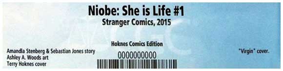 Niobe: She Is Life #1 Hoknes Variant CGC Label
