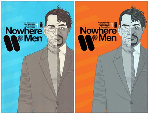 Nowhere Men #1 Liberty/CBLDF and ComicsPro Variants