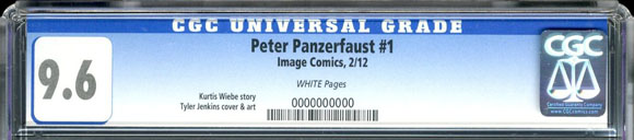 Peter Panzerfaust #1 First Print CGC label