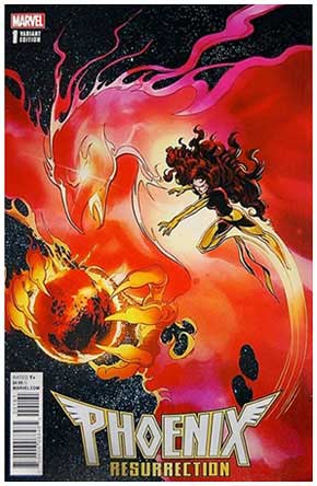 Phoenix Resurrection #1 Brooks Variant Marvel 2018 X-Men Signed by Rosenburg 9.4