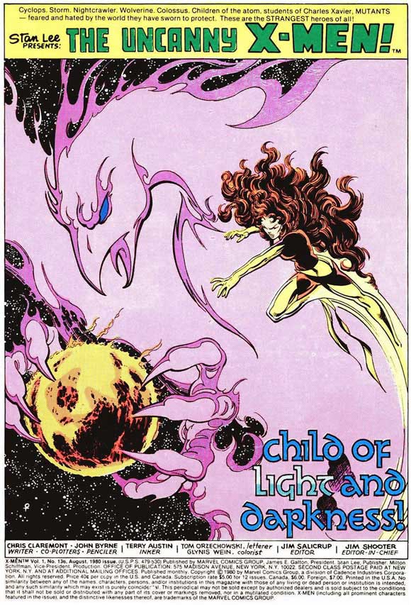 Phoenix Resurrection #1 Art from X-Men #136 by John Byrne Splash Page