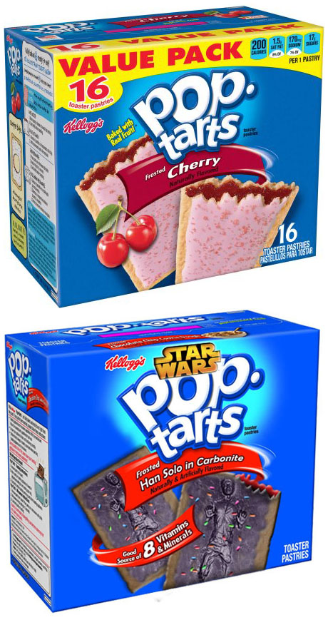 Kellogs Pop-Tarts Star Wars Han Solo in Carbonite