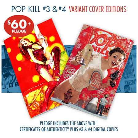 Pop Kill #3 And #4 Variant Pledge