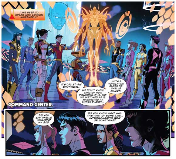 Power Rangers #1 Interior Sample #2 Empyreal