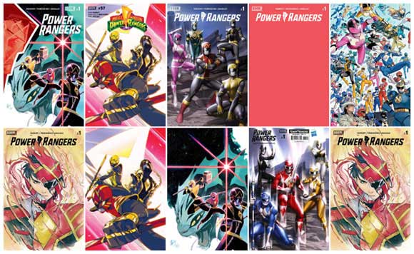 Power Rangers #1 Other 1st Prints