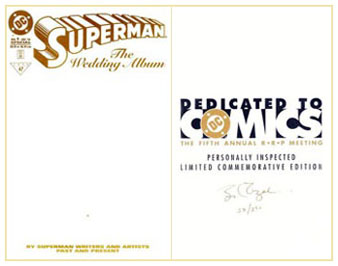 RRP: Superman: The Wedding Album Gold Embossed Edition