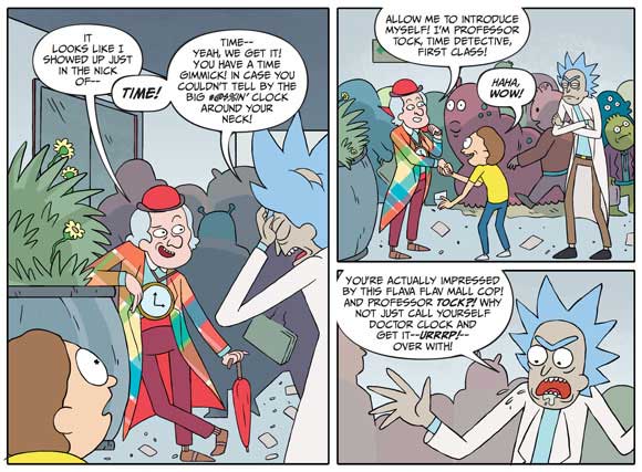 Rick And Morty #1: Interior Sample #2: Professor Tock, time detective