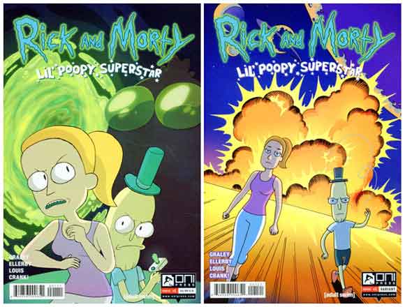 Rick and Morty: Lil' Poopy Superstar #1 Diamond covers