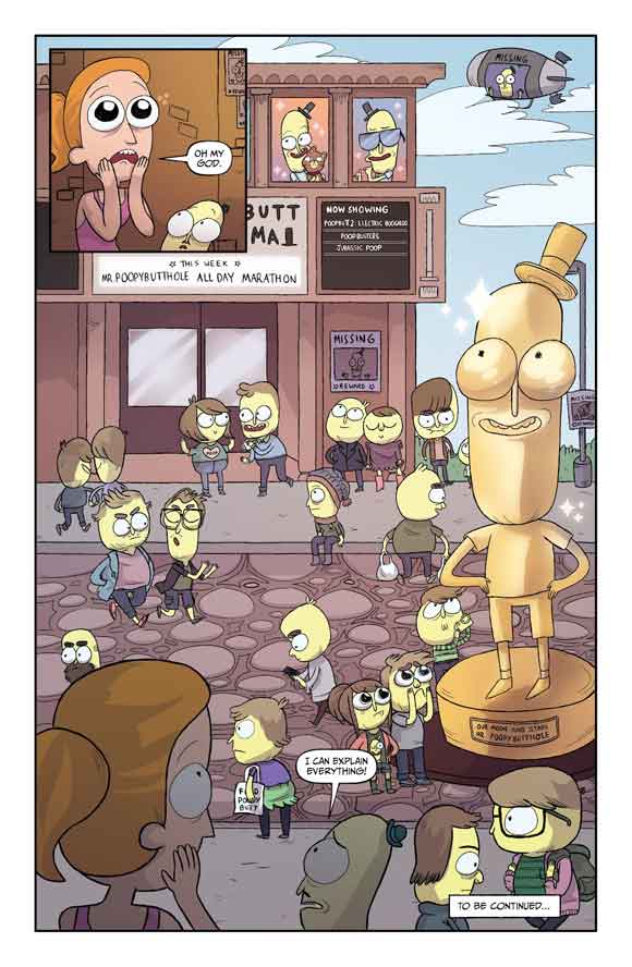 Rick and Morty: Lil' Poopy Superstar #1 Interior Sample: Explain