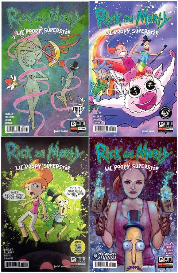 Rick and Morty: Lil' Poopy Superstar #1 Other Editions